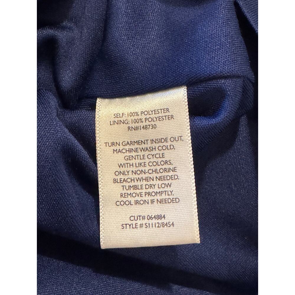 Nicole Miller Studio blue floral dress size 4 - Picture 13 of 14
